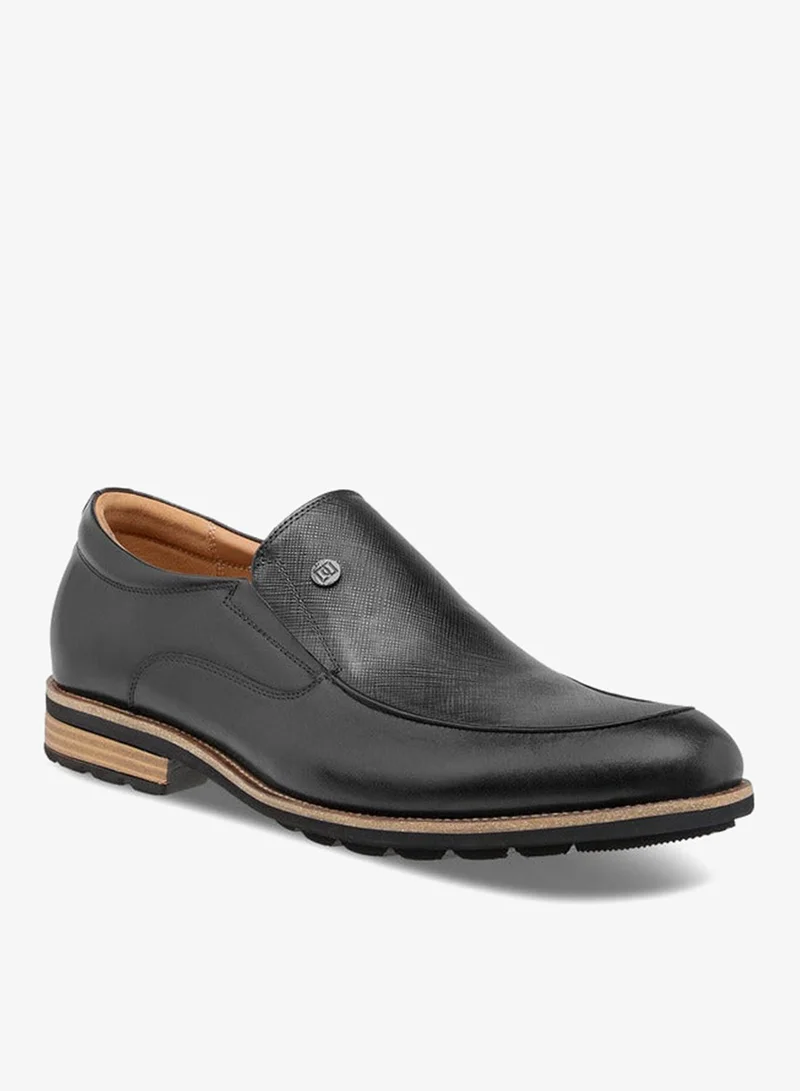 DUCHINI Men Slip-On Leather Loafers