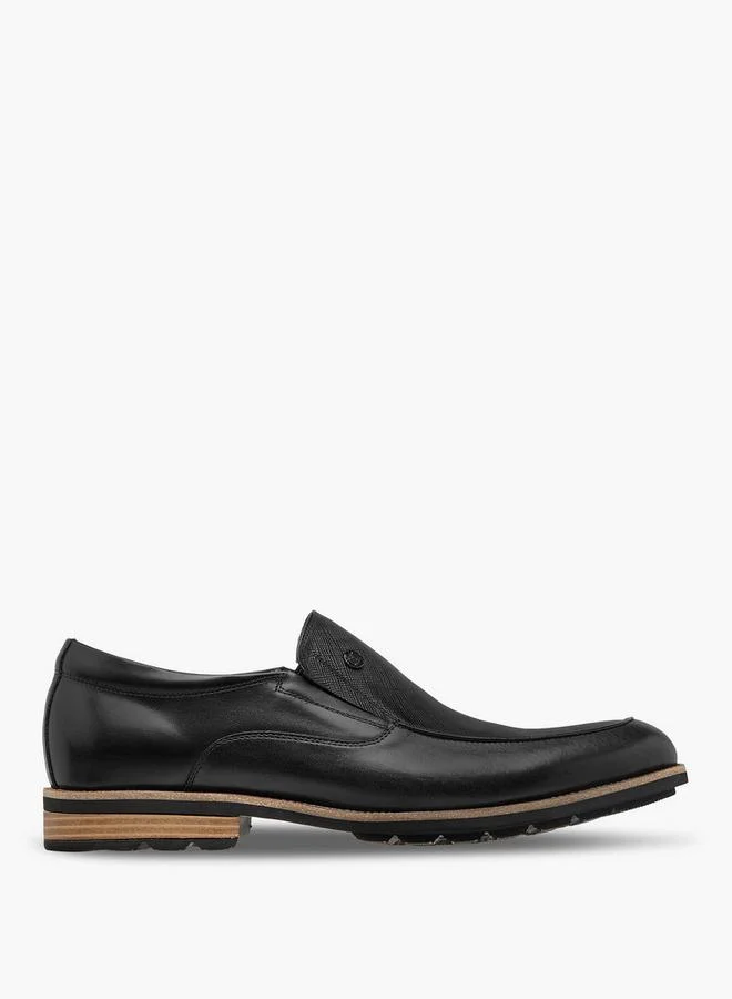 Duchini Black Men Slip-On Leather Loafers for Men | Best Price UAE