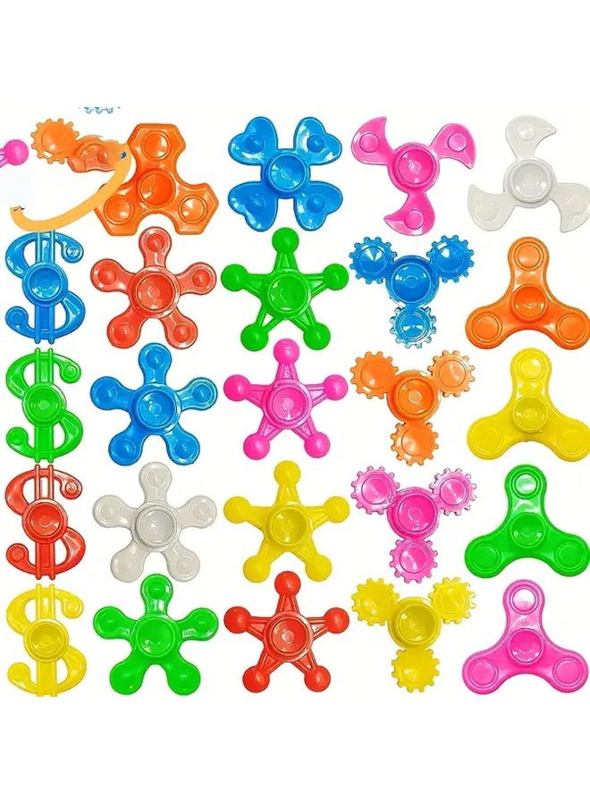 Mixed Color 32pcs Mini Finger Spinner Toys for Party Favors School Rewards Family Interactive Games - Image 2
