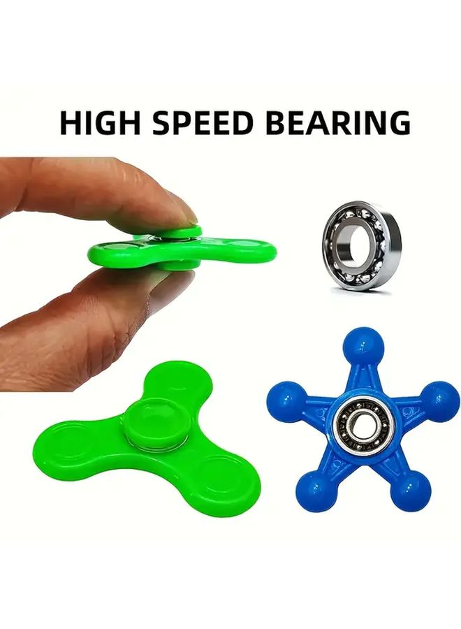 Mixed Color 32pcs Mini Finger Spinner Toys for Party Favors School Rewards Family Interactive Games - Image 5