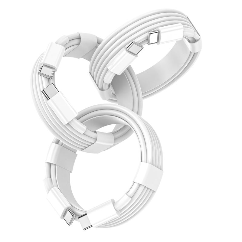 FEEL2NICE Apple USB C to USB C Charging Cable 3Pack 3ft, USBC Fast Charger Cord, 60W Type-C to Type-C Cable for iPhone 17/16 Pro Max Plus, iPhone 17 Air, iPad Air/Pro - Image 1