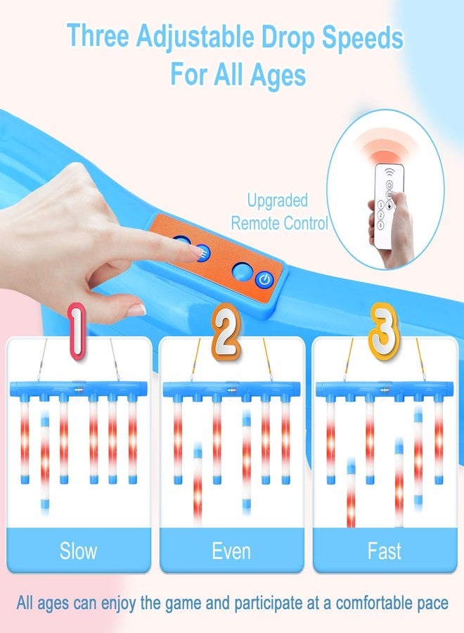 OCES Reflex Stick Game, Reflex Light-Up Sticks Reaction Training Hand Speed Challenge Game, Upgrade Hand Eye Coordination Training Toy Remote Control 3 Adjustable Speed (Light-Up Blue) - Image 3