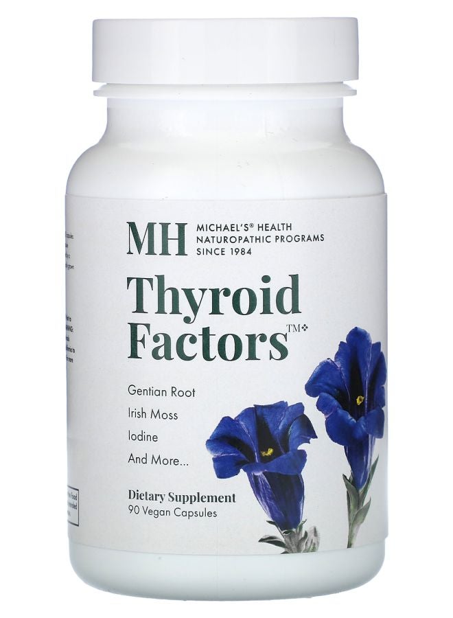 Michael's Naturopathic Thyroid Factors 90 Vegan Capsules