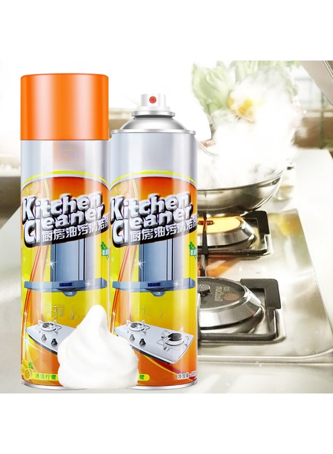 منظف مطبخ رغوي متعدد الاستخدامات 500 مل – بخاخ لإزالة الدهون والبقع الزيتية العنيدة، فعال على الشفاطات، الأسطح والأجهزة، تركيبة رغوية قوية لتنظيف سريع ولمعان مثالي - Image 3