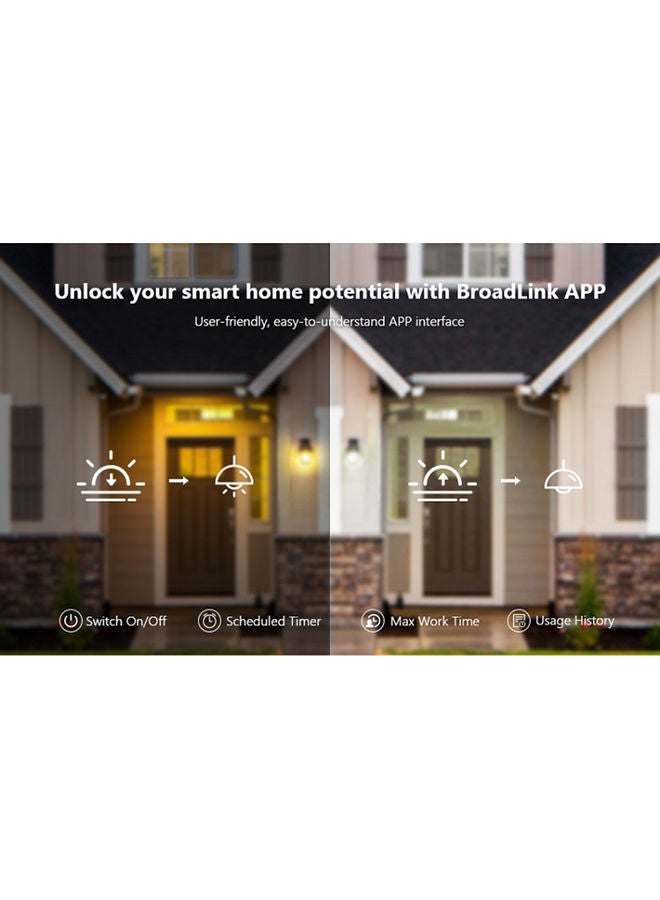 برودلينك 4 عبوات من لمبة بيست كون الذكية بخاصية الواي فاي أبيض - Image 3