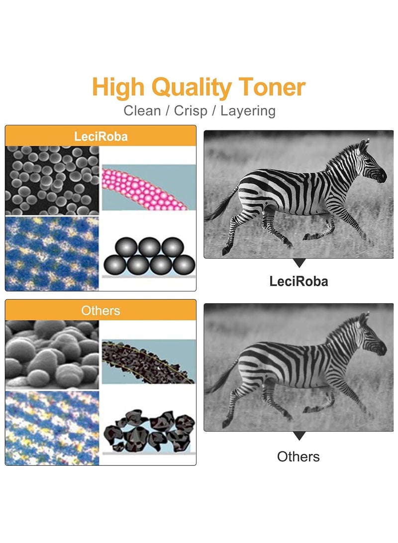 Office maker High Capacity 106AX W1106AX for hp 106AX toner cartridge Use with HP Laser 107a 107w 107r HP Laser MFP 135w 135wg 135a 135r HP Laser MFP 137fwg 137fnw (2-Black, 1-Pack) 2x2500 pages - Image 5