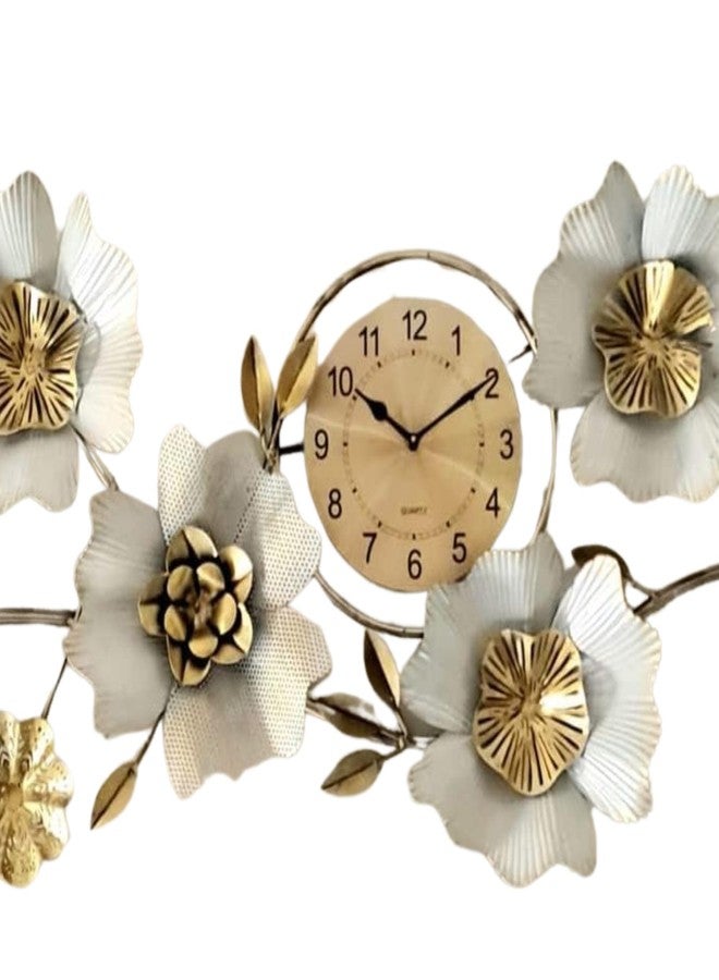 RHD Floral Art Metal Abstract/Wall Sculpture/Wall hanging/Wall art Multicolor for home decoration/Living Room/office/cafe/Bedroom (45 x 2 x 22 Inches) - Image 2