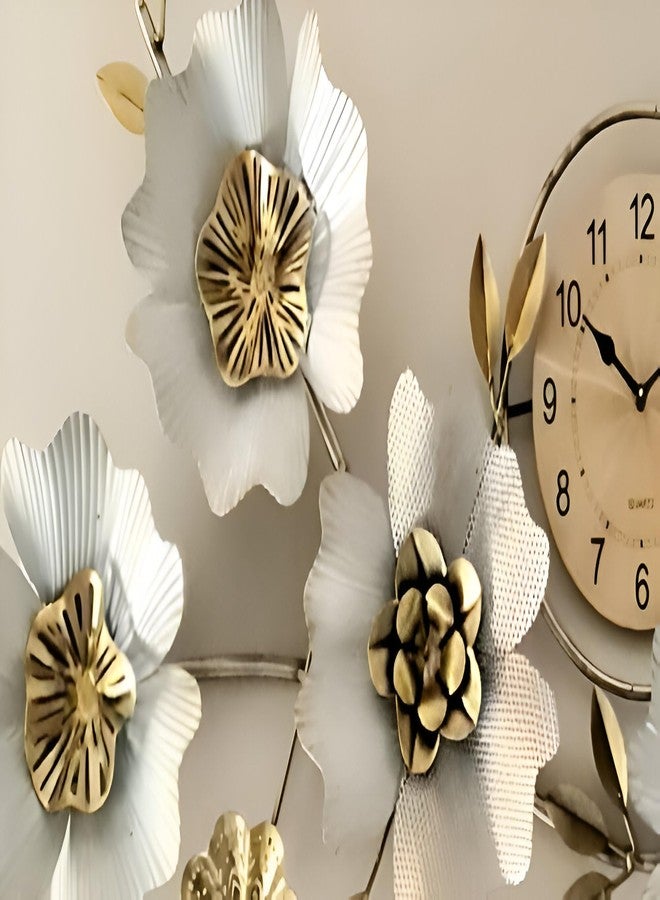 RHD Floral Art Metal Abstract/Wall Sculpture/Wall hanging/Wall art Multicolor for home decoration/Living Room/office/cafe/Bedroom (45 x 2 x 22 Inches) - Image 3