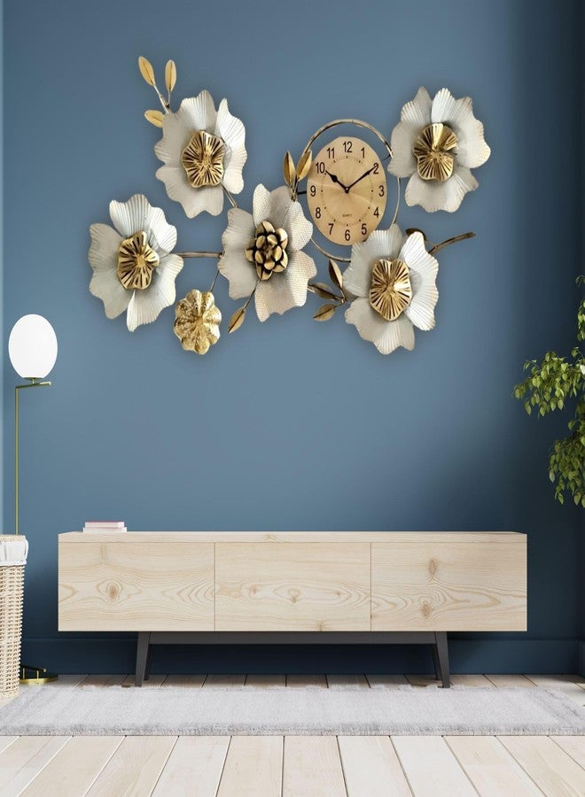 RHD Floral Art Metal Abstract/Wall Sculpture/Wall hanging/Wall art Multicolor for home decoration/Living Room/office/cafe/Bedroom (45 x 2 x 22 Inches) - Image 5