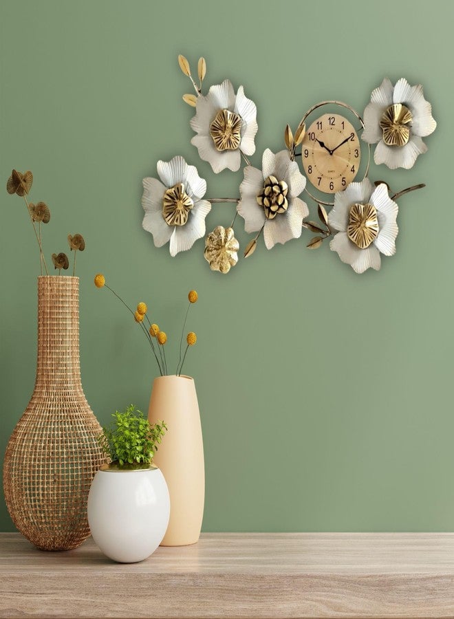 RHD Floral Art Metal Abstract/Wall Sculpture/Wall hanging/Wall art Multicolor for home decoration/Living Room/office/cafe/Bedroom (45 x 2 x 22 Inches) - Image 4