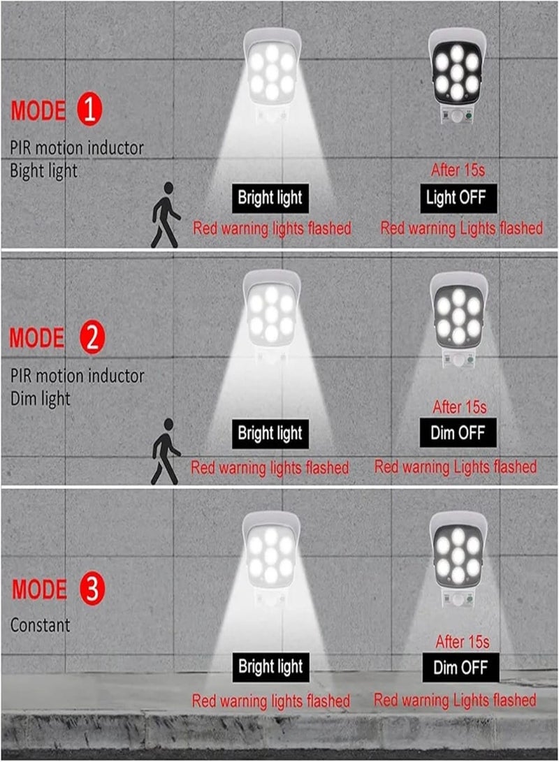 Marakoko Outdoor lights with motion sensor that activates when someone moves. solar light outdoor waterproof and weather resistant. Solar light with multiple operating modes. Outdoor solar lighting that charges via the sun. garden decoration illumination. spotlight Suitable for patios, garden lights, camping, and many other uses - Image 4