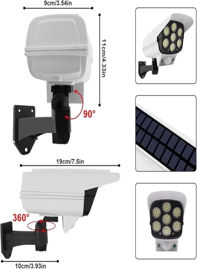 Marakoko Outdoor lights with motion sensor that activates when someone moves. solar light outdoor waterproof and weather resistant. Solar light with multiple operating modes. Outdoor solar lighting that charges via the sun. garden decoration illumination. spotlight Suitable for patios, garden lights, camping, and many other uses - Image 3