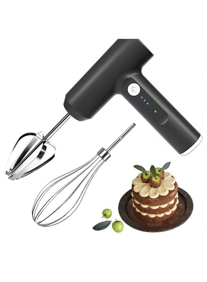 EETU Cordless Hand Mixer,Electric Whisk USB Rechargeable Handheld Electric Mixer With 3-speed,304 Stainless Steel Beaters And Balloon Whisk,For Gifts,er Tarts,Cakes,Cookies - Image 1