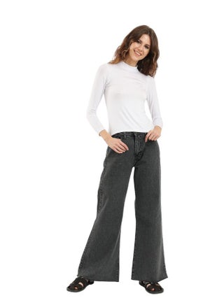 High Neck Long Sleeve Top