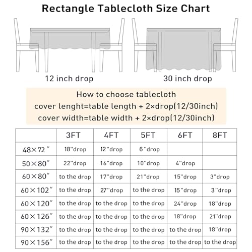 PartyDelight Sequin Tablecloth Rectangular 60"x120" Rose Gold Table Cloth - Image 4