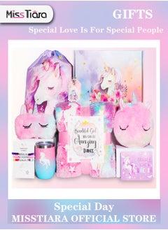 MissTiara Unicorn Girls Gift Set - Birthday Gifts, Ramadan Gift Boxes, Back to School Gifts, Graduation Gifts and Toy Gift Sets for Girls Ages 4 to 18  - Image 1