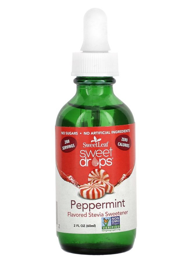 Wisdom natural SweetLeaf Sweet Drops Peppermint 2 fl oz (60 ml) 