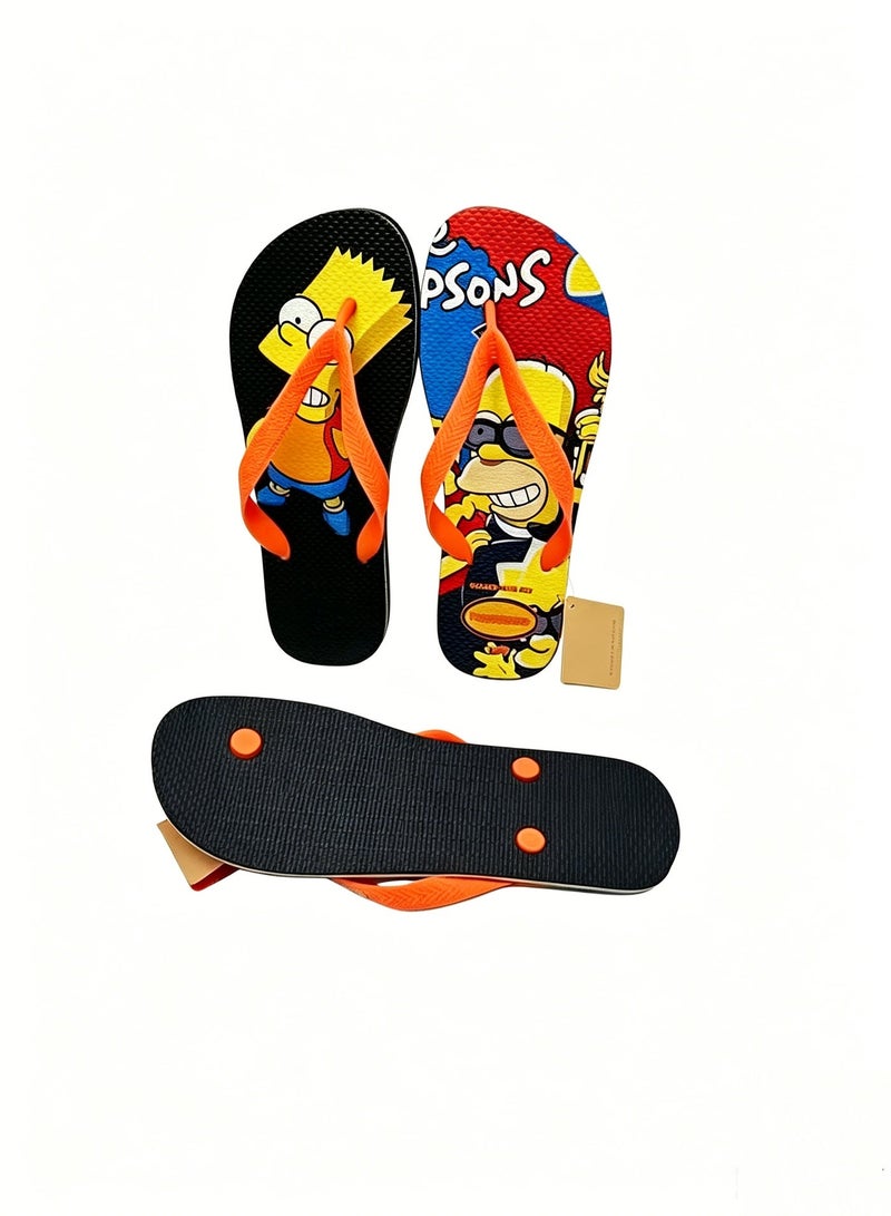 The Simpsons Simpson's printed flip flops sandals - Image 1