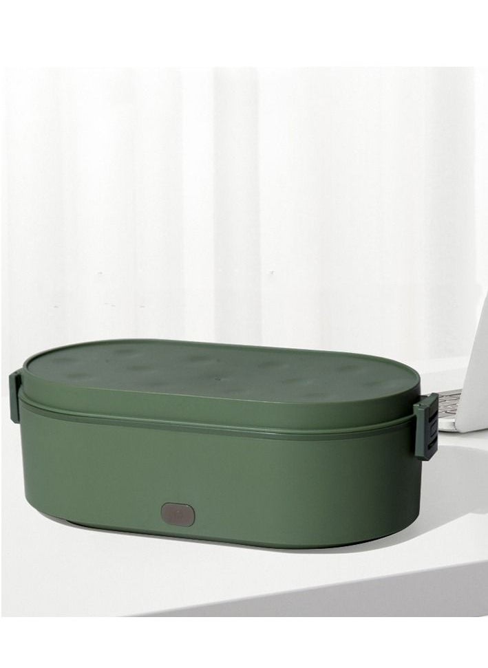 XiuWoo - Electric Lunch Box Food Heater Portable Food Warmer USB 12V for Car Truck for Work Home Heated Lunch Box for Adults Removable 304 Stainless Steel Container - Image 1