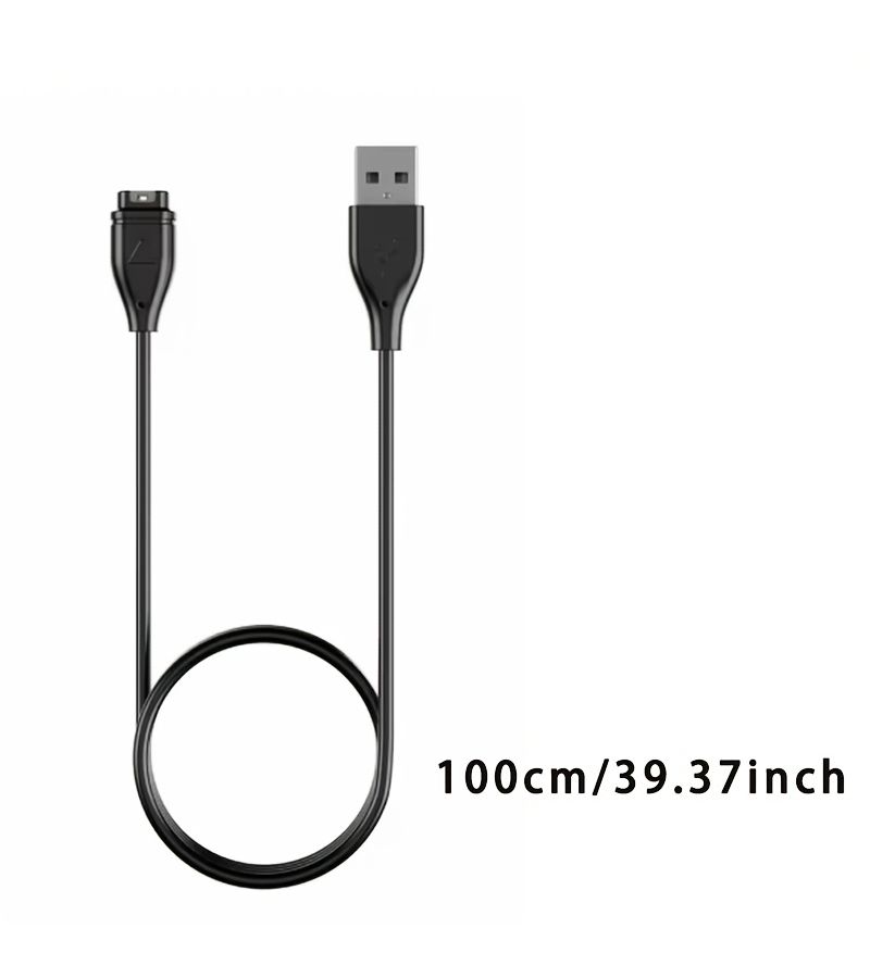 USB C Charging Station For Fenix Vivoactive Venu Watches Black - Image 2