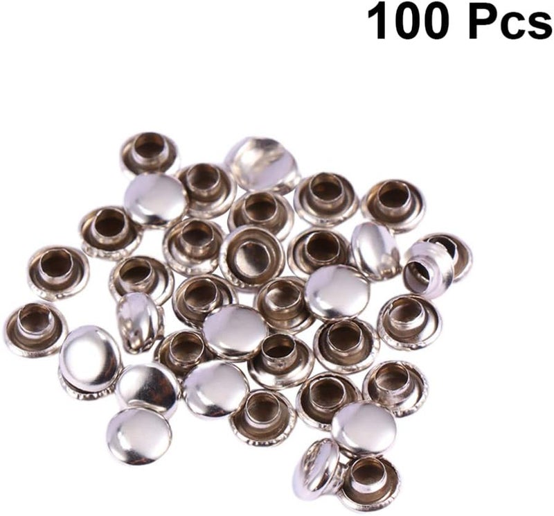 comfrt 100 Pcs Snap Fasteners Kit Metal Diamond Rhinestone Button Snaps Press Studs for Clothes Jackets Jeans Wears Bracelets Bags(White Diamond with Silver Rim) - Image 4