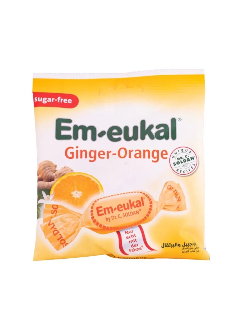 Lozenges With Orange And Ginger To Relieve Cough And Sore Throat - 50g