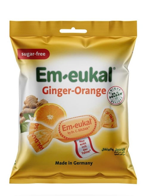 Lozenges With Orange And Ginger To Relieve Cough And Sore Throat - 50g