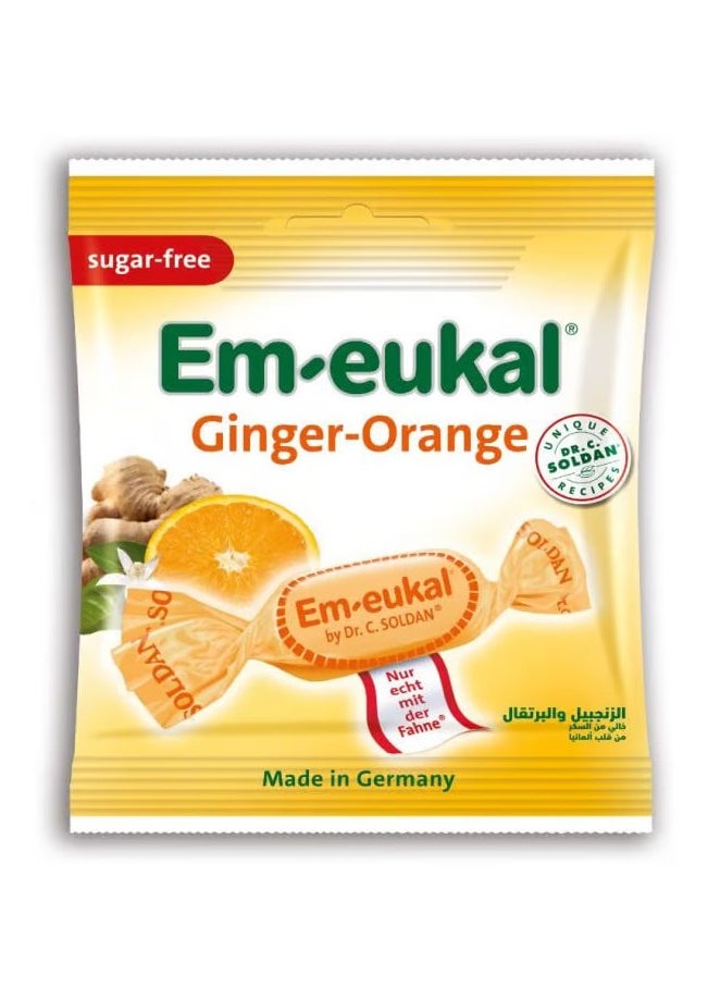Lozenges With Orange And Ginger To Relieve Cough And Sore Throat - 50g