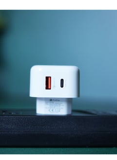 ProOne ProOne 18W PD Fast Charger, Compact Square Design, Dual USB-A & Type-C, QC 3.0, Safe Charging, Compatible with iPhone, Galaxy, iPad, Pixel, Huawei, Xiaomi & More  - Image 5