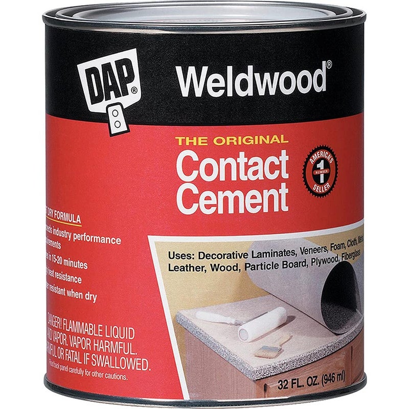 DAP 00272 Original Contact Cement Qt Raw Building Material, 1, Tan, 32 Fl Oz - Image 2