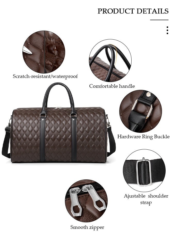 DUNISO Travel Duffel Bag Luggage Collection Business Travel Suitcase  Weekender Overnight Bag Large Carry On Airport Bag for Travel Business Trips Sports Duffel Bag Gym Sports Luggage Bags - Image 3