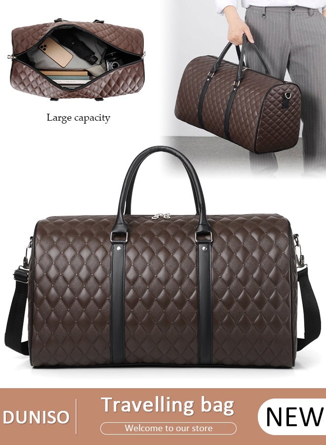 DUNISO Travel Duffel Bag Luggage Collection Business Travel Suitcase  Weekender Overnight Bag Large Carry On Airport Bag for Travel Business Trips Sports Duffel Bag Gym Sports Luggage Bags - Image 1