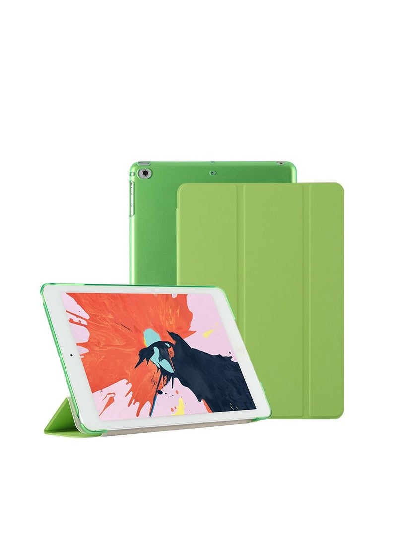 Loquat Green iPad Three Fold Intelligent Sleep Hard Shell