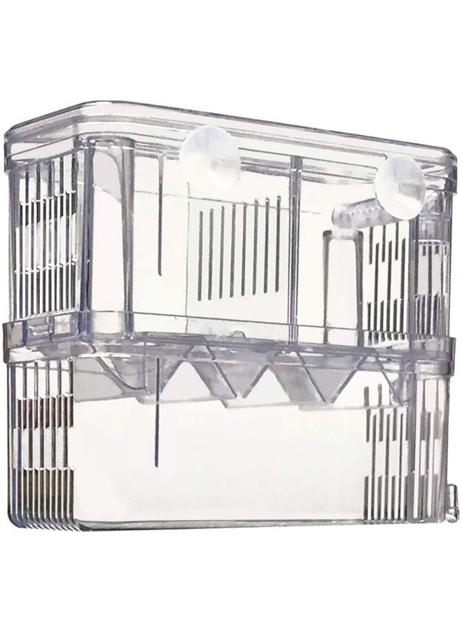 Aquarium Multi-Functional Isolation Breeding Incubator Box for Fish Tank for Small Fish Hatchery, Acrylic Divider also Can Connect Air Pump - Image 1