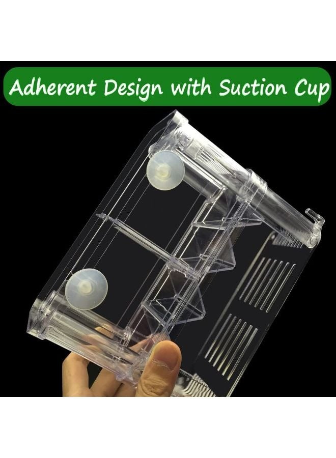 Aquarium Multi-Functional Isolation Breeding Incubator Box for Fish Tank for Small Fish Hatchery, Acrylic Divider also Can Connect Air Pump - Image 3