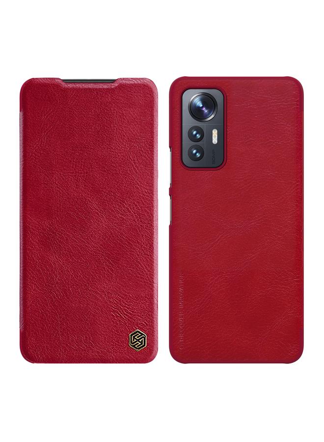 Nillkin Case For Xiaomi 12 Lite QIN Series Crazy Horse Texture Leather Phone Case - Image 1