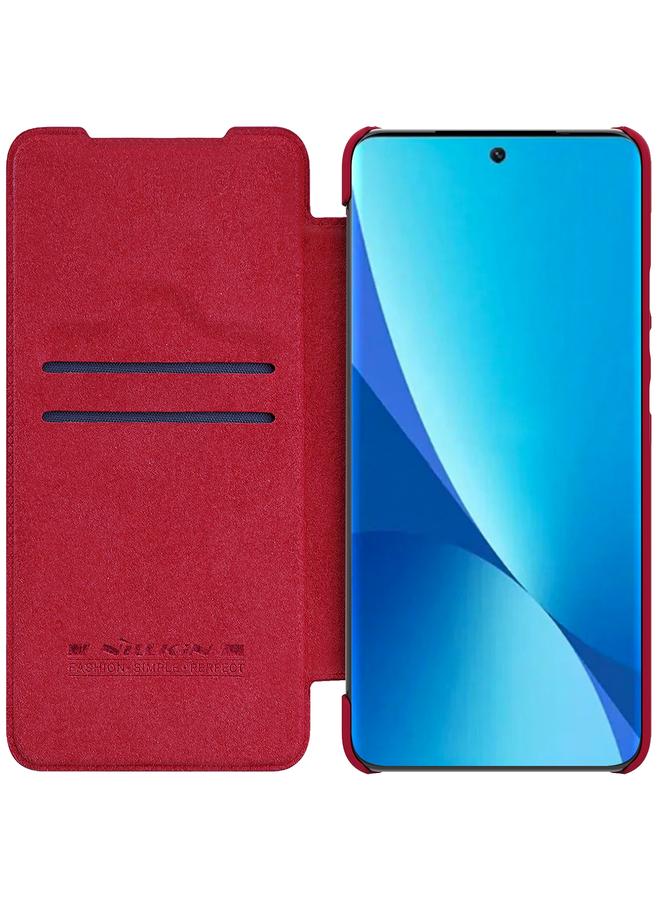 Nillkin Case For Xiaomi 12 Lite QIN Series Crazy Horse Texture Leather Phone Case - Image 4