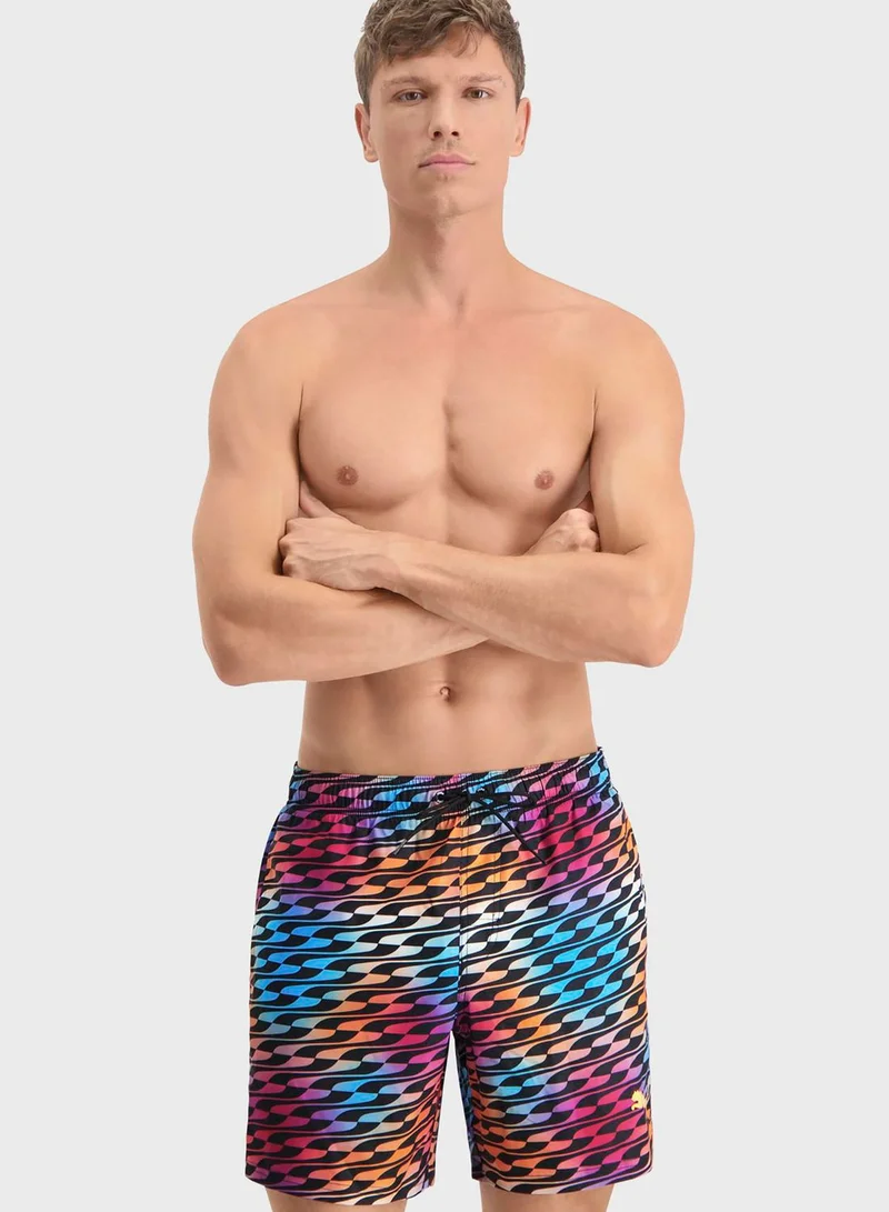 PUMA Swim Men Formstrip Mid Shorts 1P