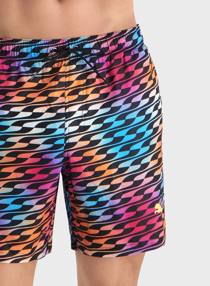 PUMA Swim Men Formstrip Mid Shorts 1P