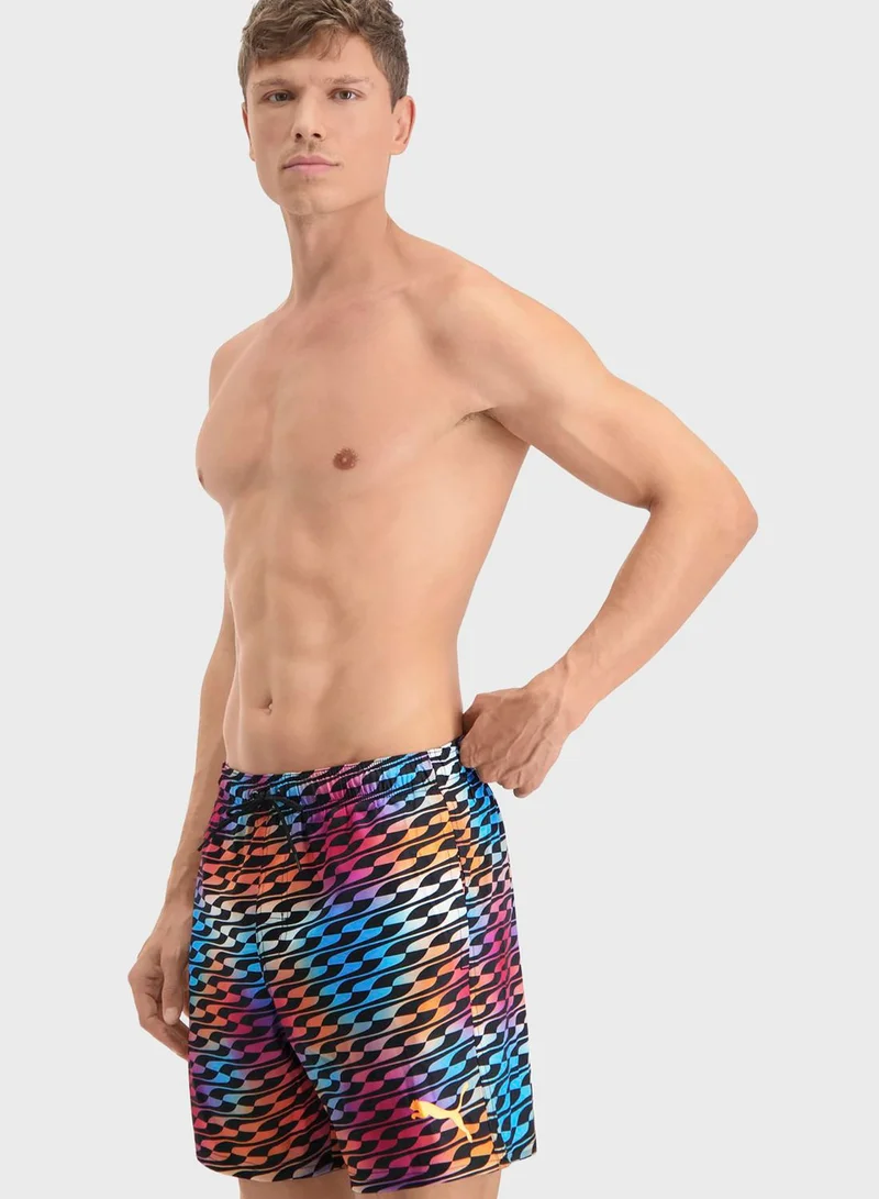 PUMA Swim Men Formstrip Mid Shorts 1P