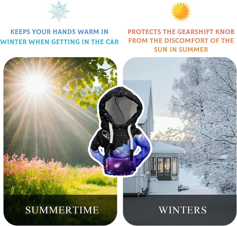 Yourkar Car Shift Knob Hoodie Cover - Starry Sky - Image 4