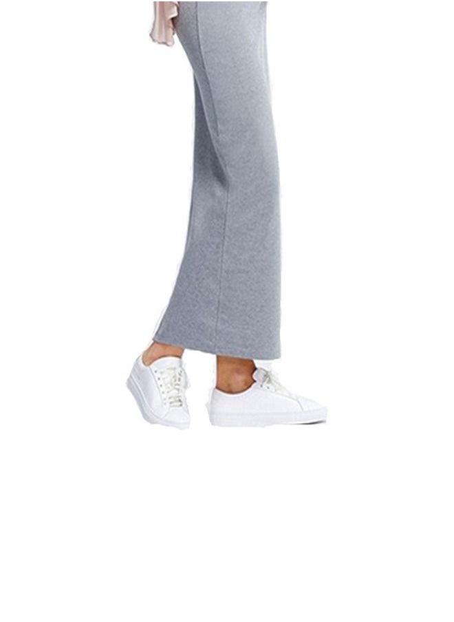 Loquat High Waist Solid Color Skirt Grey  - Image 2