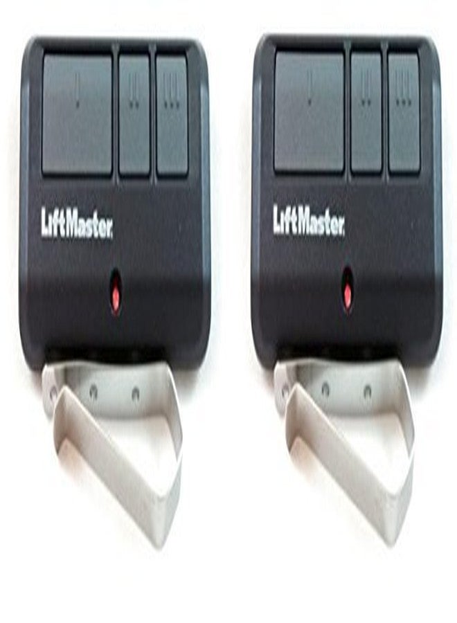 جهاز تحكم عن بعد متعدد الترددات بثلاثة أزرار من LiftMaster، عبوة من قطعتين، طراز 893MAX