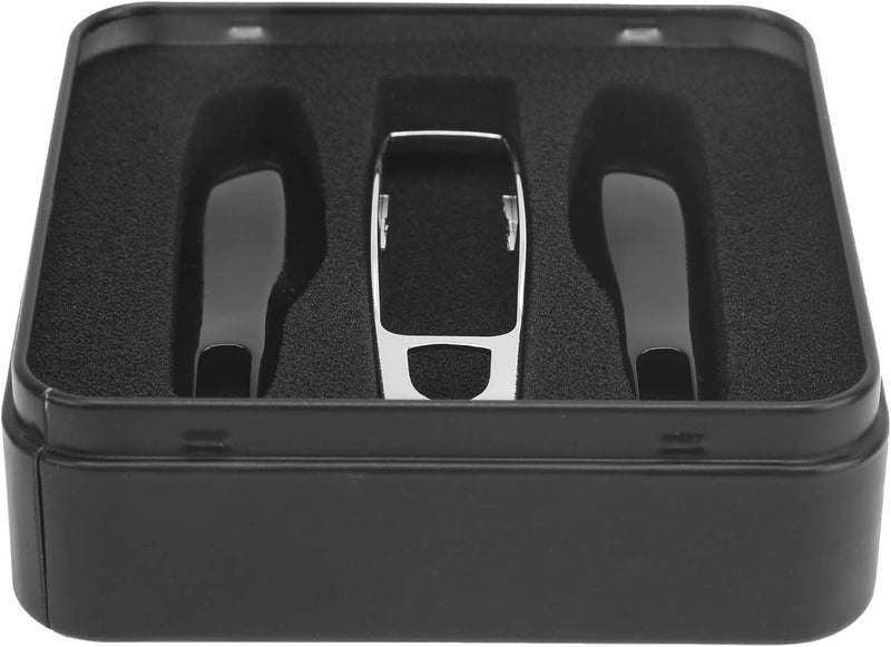 Haofy Replacement Car Key Cover for 92A, Lightweight Material, Jaw Slidemarine Jaw Protection, Fit for, Modern Look, Easy Installation, Smart Key Protect Cover (Black + silver shell) - Image 4