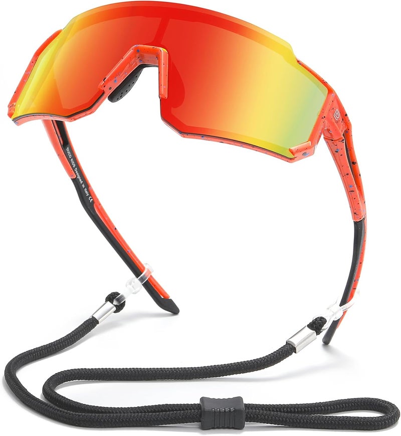 Duco Polarized Kids Sunglasses Youth Sports Cycling Shades Lightweight Frame UV400 Child Boys Girls Baseball SunGlasses DK310 - Image 1