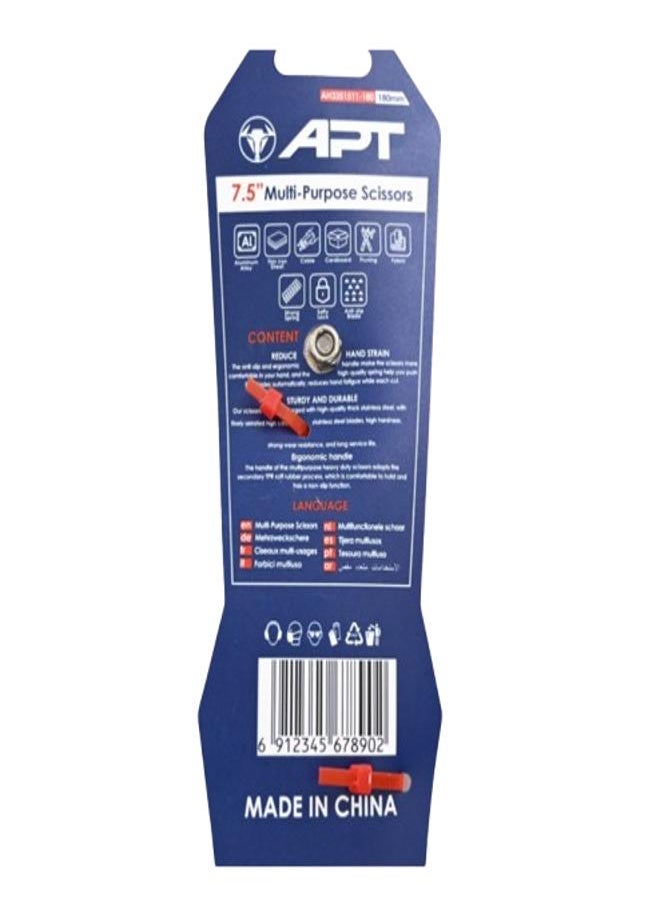 Apt Multi-Purpose Scissors APT 180 mm Stainless Steel, AH3351511-180 - Multicolor  - Image 2