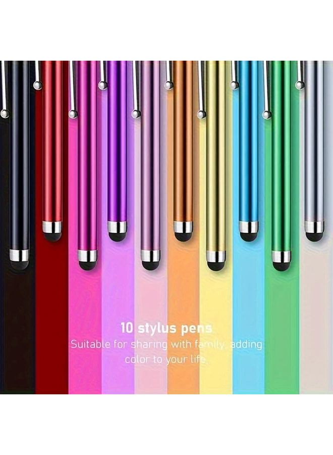 12 Pcs Universal Stylus Pens For Touch Screens With Soft Rubber Tips - Image 3
