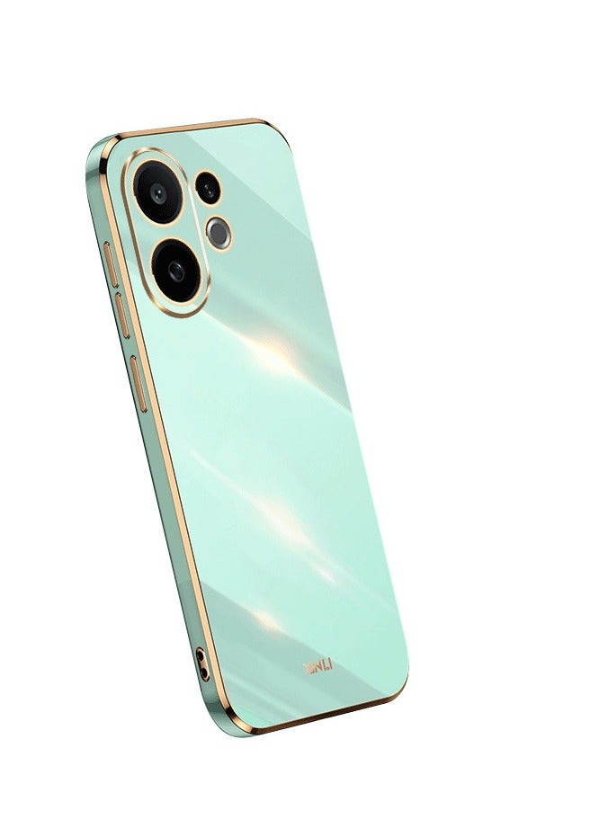 عام غطاء متوافق مع فيفو Y300 - حماية كاملة لعدسة الكاميرا بتصميم جذاب، مع طلاء كهربائي فاخر وحواف TPU واقية مقاومة للصدمات - Image 1