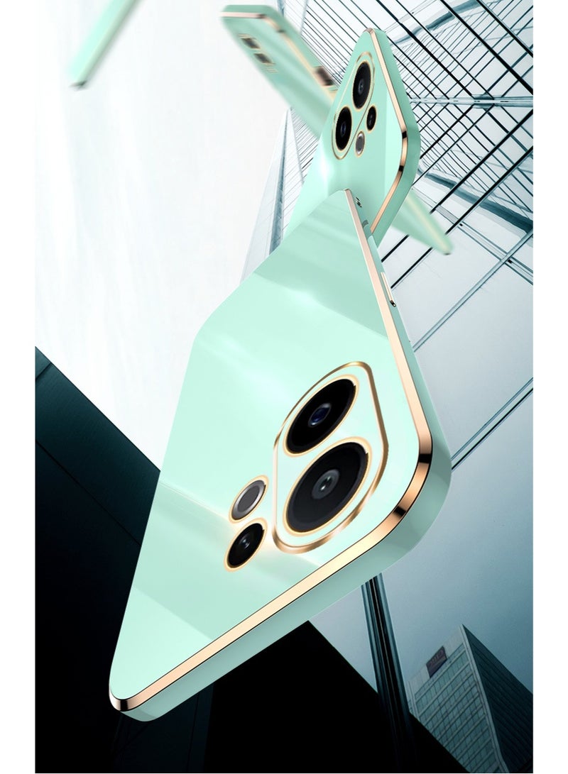 عام غطاء متوافق مع فيفو Y300 - حماية كاملة لعدسة الكاميرا بتصميم جذاب، مع طلاء كهربائي فاخر وحواف TPU واقية مقاومة للصدمات - Image 4