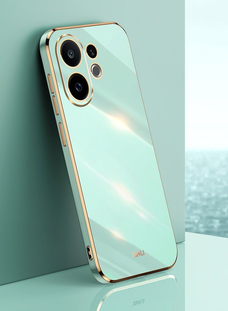 عام غطاء متوافق مع فيفو Y300 - حماية كاملة لعدسة الكاميرا بتصميم جذاب، مع طلاء كهربائي فاخر وحواف TPU واقية مقاومة للصدمات - Image 5